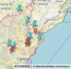 Mappa 95126 Catania CT, Italia (2.21909)