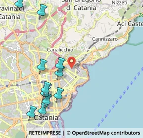 Mappa 95126 Catania CT, Italia (2.77909)