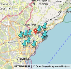 Mappa 95126 Catania CT, Italia (1.34636)