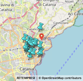 Mappa 95126 Catania CT, Italia (1.66947)