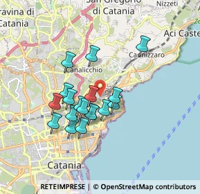 Mappa 95126 Catania CT, Italia (1.61556)