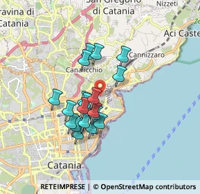 Mappa 95126 Catania CT, Italia (1.55158)