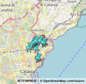 Mappa 95126 Catania CT, Italia (1.27182)