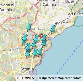 Mappa 95126 Catania CT, Italia (1.58462)