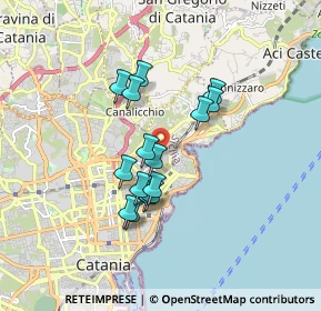Mappa 95126 Catania CT, Italia (1.54867)