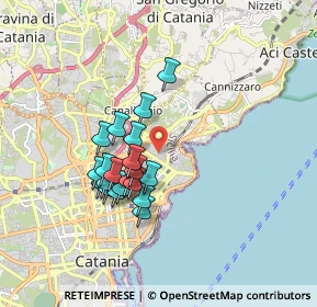 Mappa 95126 Catania CT, Italia (1.643)