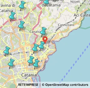 Mappa 95126 Catania CT, Italia (2.9225)