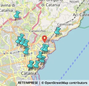 Mappa 95126 Catania CT, Italia (2.30786)