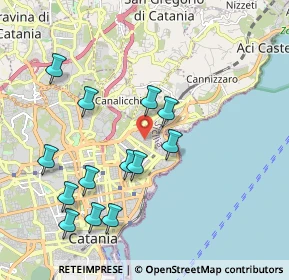 Mappa 95126 Catania CT, Italia (2.28769)