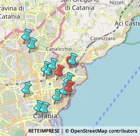 Mappa 95126 Catania CT, Italia (2.13286)