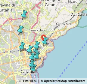 Mappa 95126 Catania CT, Italia (2.25583)