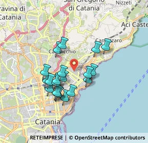 Mappa 95126 Catania CT, Italia (1.6485)