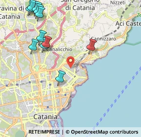 Mappa 95126 Catania CT, Italia (2.83818)
