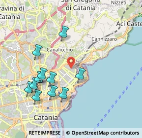 Mappa 95126 Catania CT, Italia (2.28727)