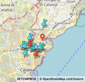 Mappa 95126 Catania CT, Italia (1.72917)