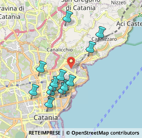 Mappa 95126 Catania CT, Italia (2.06538)