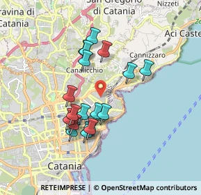 Mappa 95126 Catania CT, Italia (1.745)