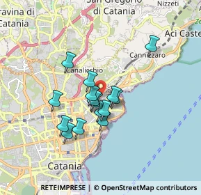 Mappa 95126 Catania CT, Italia (1.45867)