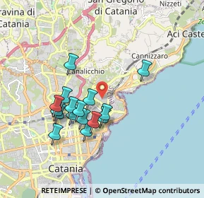 Mappa 95126 Catania CT, Italia (1.79563)