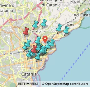Mappa 95126 Catania CT, Italia (1.5845)
