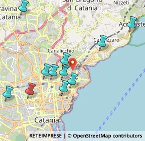 Mappa 95126 Catania CT, Italia (2.35455)