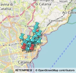 Mappa 95126 Catania CT, Italia (1.563)