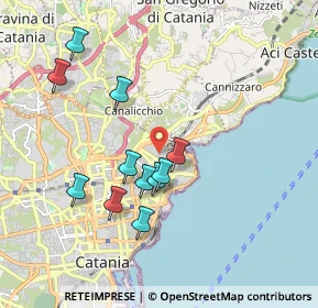 Mappa 95126 Catania CT, Italia (1.97636)