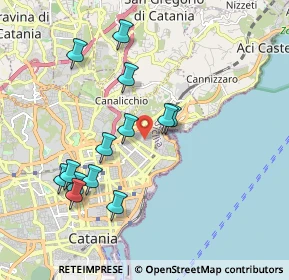 Mappa 95126 Catania CT, Italia (2.14846)