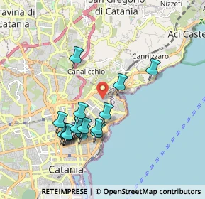 Mappa 95126 Catania CT, Italia (2.015)