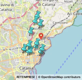 Mappa 95126 Catania CT, Italia (1.71067)