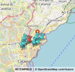 Mappa 95126 Catania CT, Italia (1.55917)