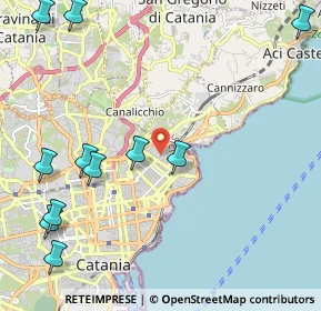 Mappa 95126 Catania CT, Italia (3.20455)