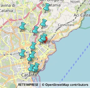 Mappa 95126 Catania CT, Italia (2.11538)