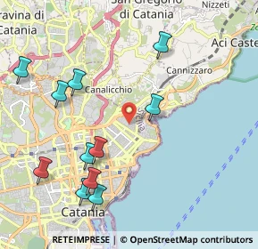 Mappa 95126 Catania CT, Italia (2.62545)