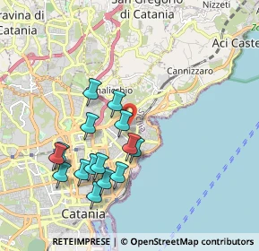 Mappa 95126 Catania CT, Italia (2.10333)
