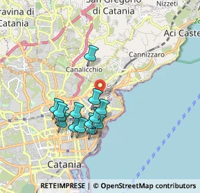 Mappa 95126 Catania CT, Italia (1.815)
