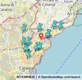 Mappa 95126 Catania CT, Italia (1.62143)