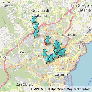 Mappa Via Circonvallazione Etenea, 95125 Catania CT, Italia (1.56923)