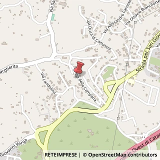 Mappa Via A. de Gasperi, 107, 95045 Acireale, Catania (Sicilia)