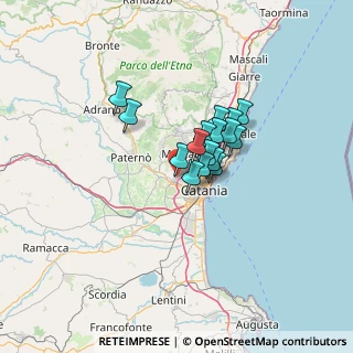 Mappa Via A. de Gasperi, 95045 Acireale CT, Italia (9.26938)