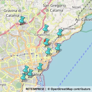 Mappa Via Erasmo Marotta, 95126 Catania CT, Italia (2.50636)