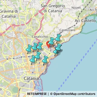 Mappa Via Edmondo de Amicis, 95126 Catania CT, Italia (1.34818)