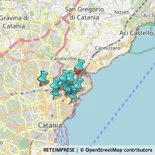 Mappa Via Edmondo de Amicis, 95126 Catania CT, Italia (1.46833)