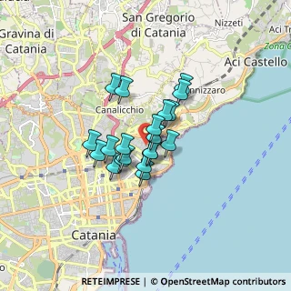 Mappa Via Edmondo de Amicis, 95126 Catania CT, Italia (1.2185)