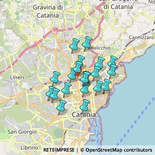 Mappa Via Empedocle, 95131 Catania CT, Italia (1.488)