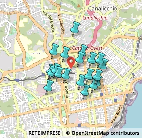 Mappa Catania, 95126 Catania CT, Italia (0.7235)