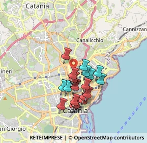 Mappa Catania, 95126 Catania CT, Italia (1.564)