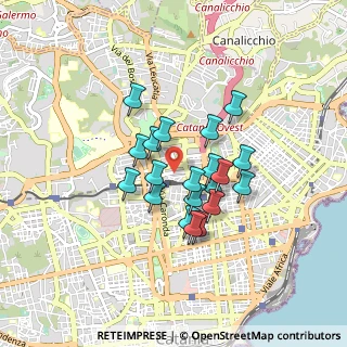 Mappa Catania, 95126 Catania CT, Italia (0.725)