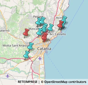 Mappa Catania, 95126 Catania CT, Italia (6.21333)