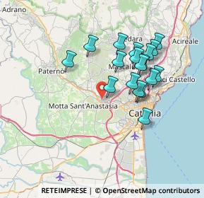 Mappa Via S. Rocco Vecchio, 95045 Misterbianco CT, Italia (7.35056)